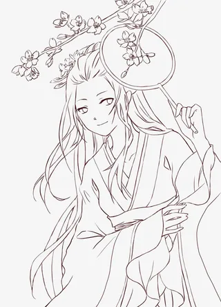 卡通古风手绘免抠