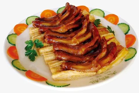 竹香蒸鸭掌免抠