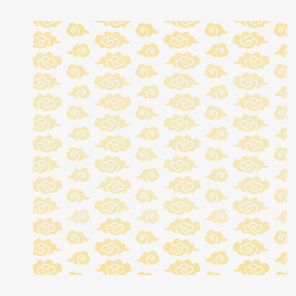 矢量黄色云纹装饰背景