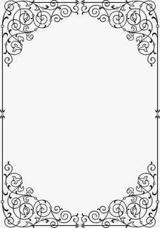 简约树藤框架免抠