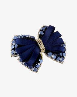 边夹蝴蝶结刘海夹免抠