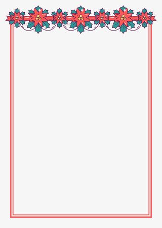 圣诞边框，圣诞节，圣诞氛围免抠