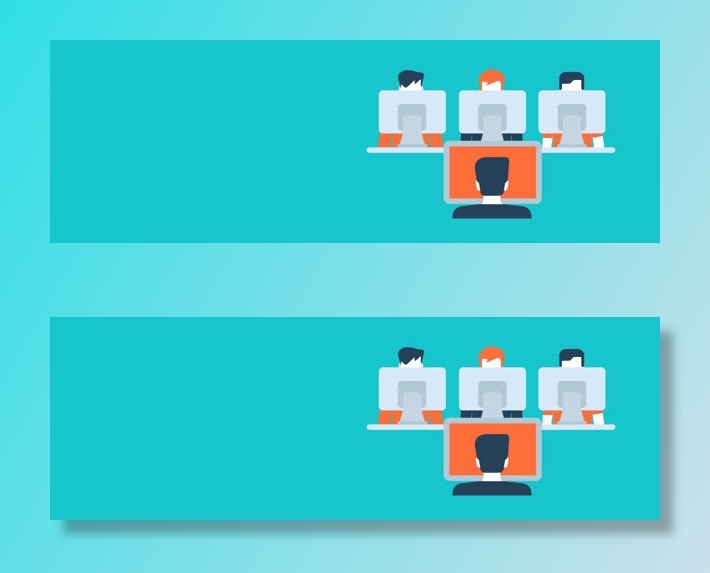 创意远程办公banner背景免抠