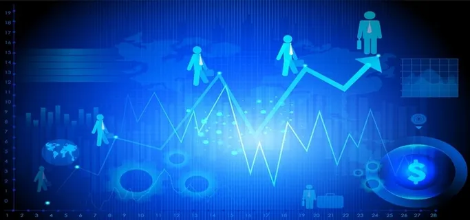 蓝色商务科技背景图高清