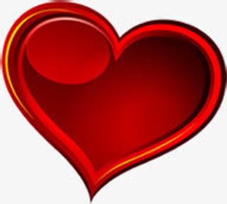 红色唯美浪漫爱心设计免抠