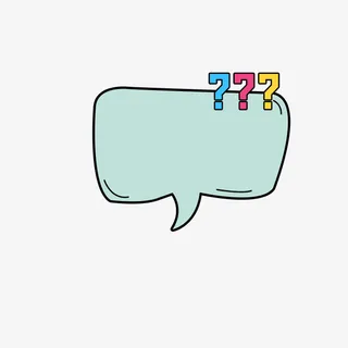 卡通的对话框免抠