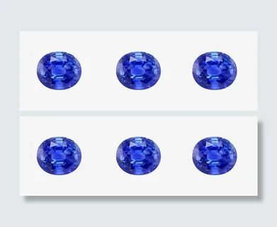 蓝色闪亮蓝宝石免抠图免抠