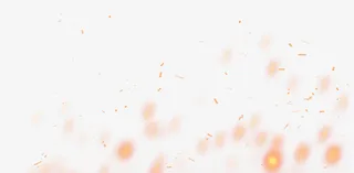 创意合成燃烧的火焰飘落的火星免抠