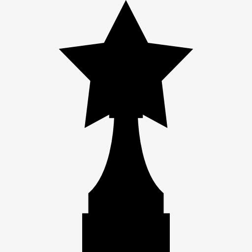 奖座星型图标免抠