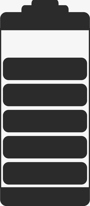 矢量电池电量图标免抠