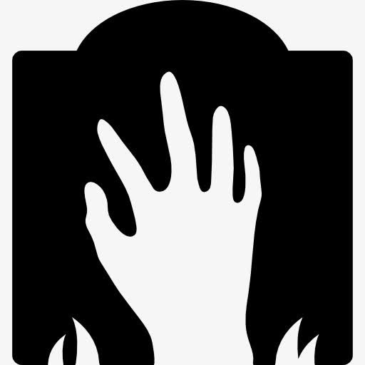 死去的人从坟墓中回归生命图标免抠