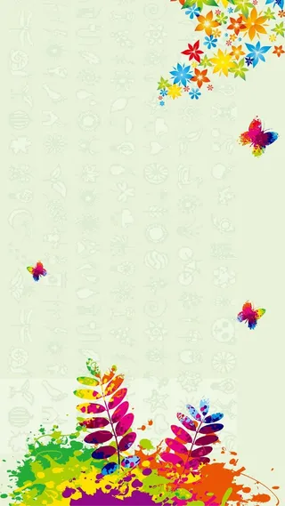 春天来了春花简约H5背景高清