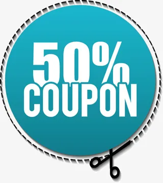 代金劵优惠卡设计矢量素材免抠