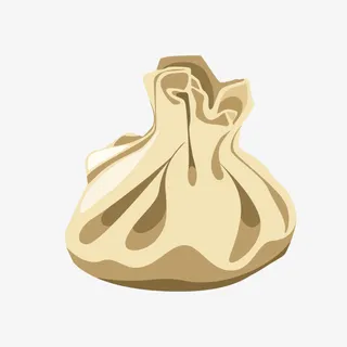 中国传统食物饺子包子免抠