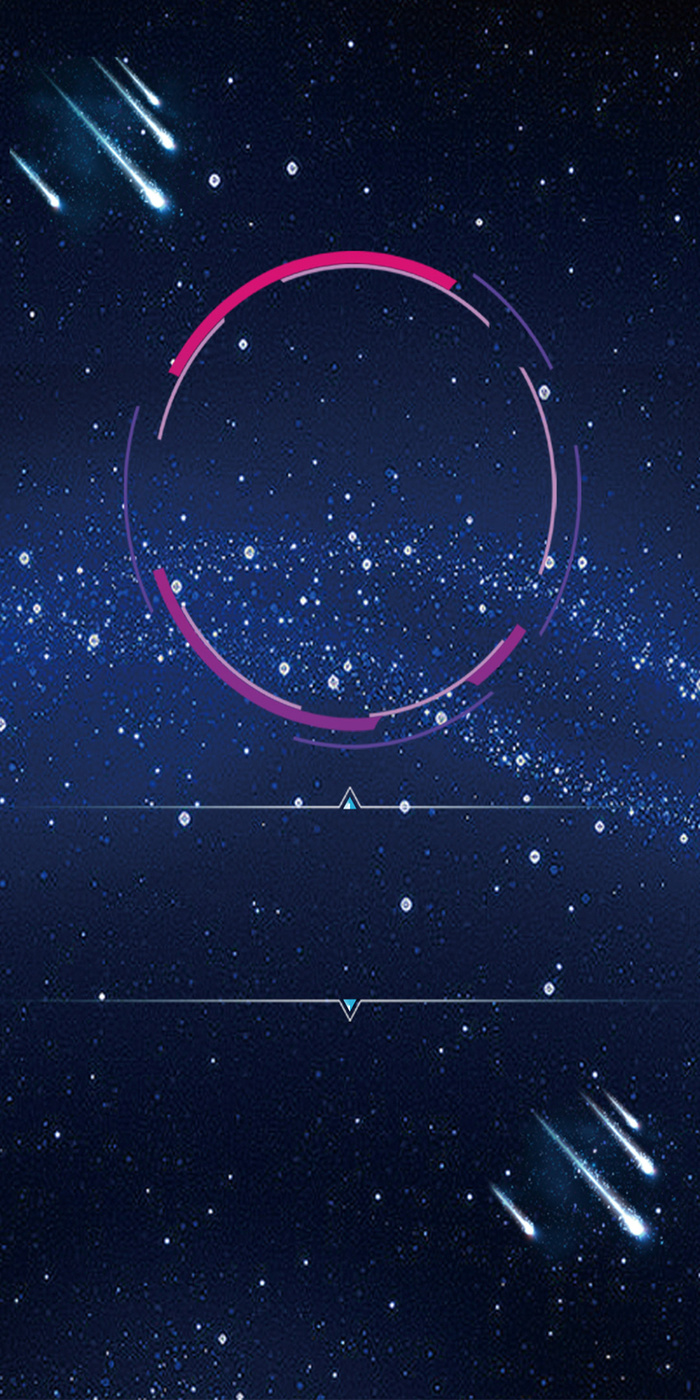 科幻星空科技感平面广告高清