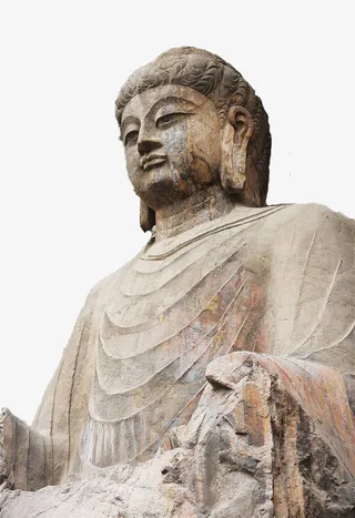 龙岗石窟大佛免抠