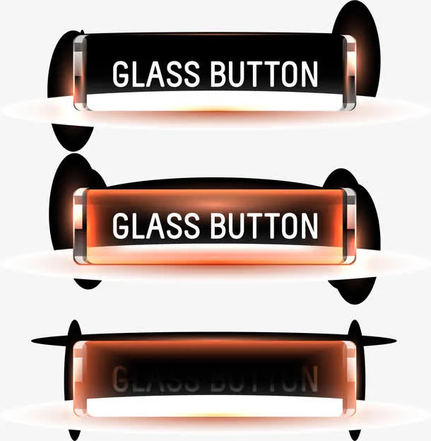 矢量发光按钮免抠