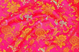 手工喜庆面料背景