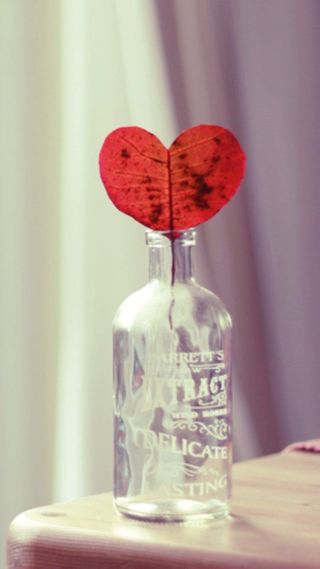 红色爱心情人节主题H5背景高清