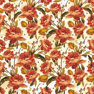 复古精美重复花纹背景矢量素材