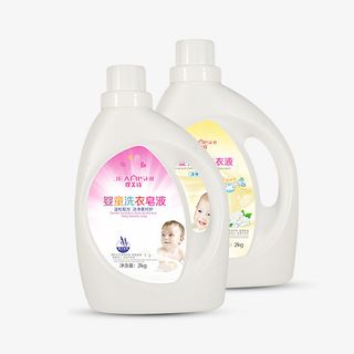 母婴护理洗衣液产品实物图免抠