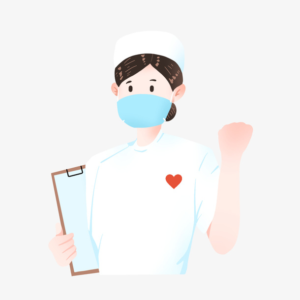 新型冠状病毒武汉医护人员免抠