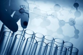 简约化学元素科学平面广告高清