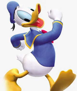 卡通小鸭子儿童节素材免抠