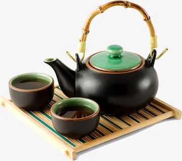 茶春茶茶壶茶叶免抠 茶春茶茶壶茶叶免抠