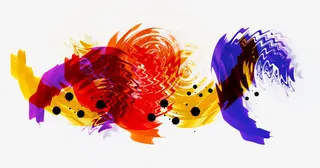 水墨效果元素免抠