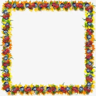 花草边框免抠