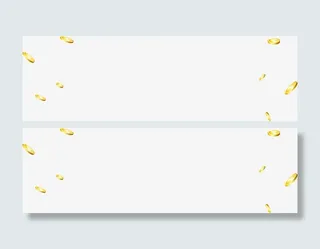 漂浮的金币免抠