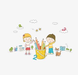 2岁儿童绘画免抠