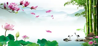 山水风景画高清