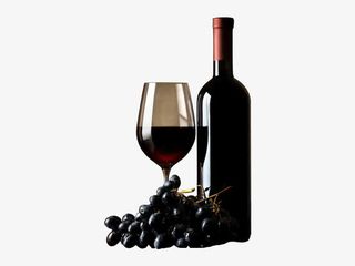 红葡萄酒免抠
