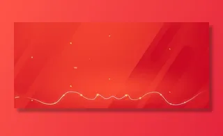 不规则几何红色大尺寸banner背景高清