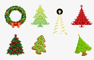 圣诞节圣诞树圣诞免抠