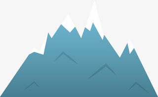 卡通高山山峰免抠