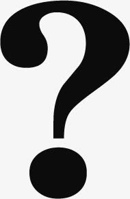 黑色问号奥运会素材免抠