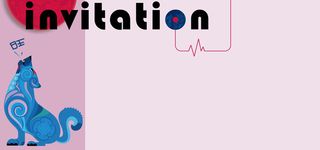 狗年邀请函彩色简约banner高清