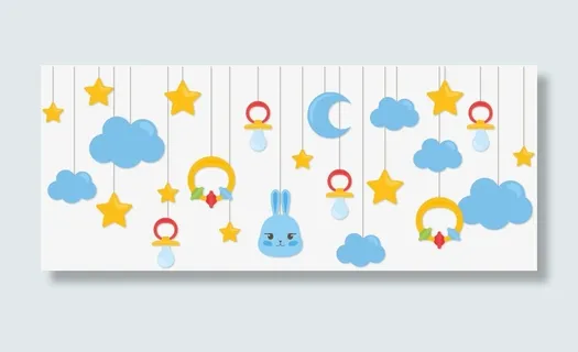 彩色童趣儿童挂饰免抠