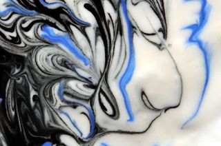 彩色颜料混合背景