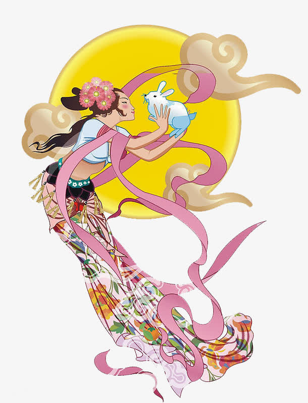 嫦娥奔月免抠