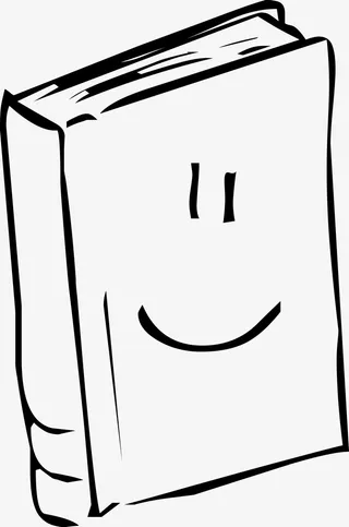 手绘卡通表情书免抠