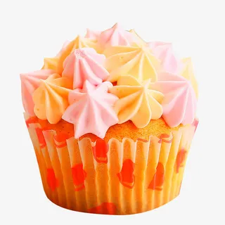 多色淡奶油裱花素材免抠