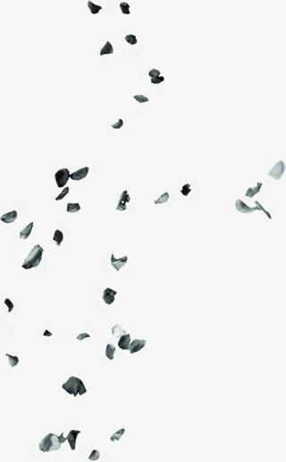 灰色碎片飞舞背景七夕情人节