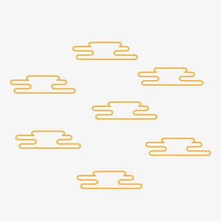 祥云 金色 国潮 金色祥云免抠