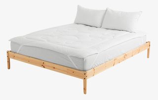 大朴吸湿透气羊毛床垫免抠