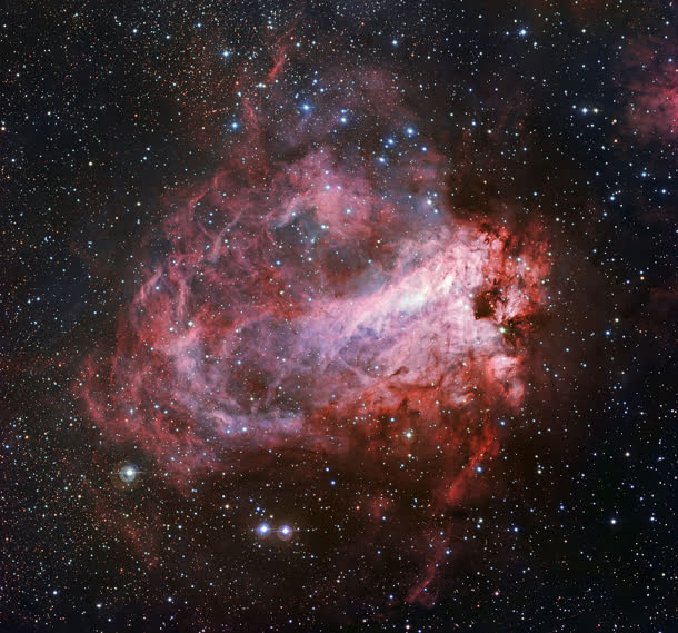 粉红色星空宇宙光效免抠