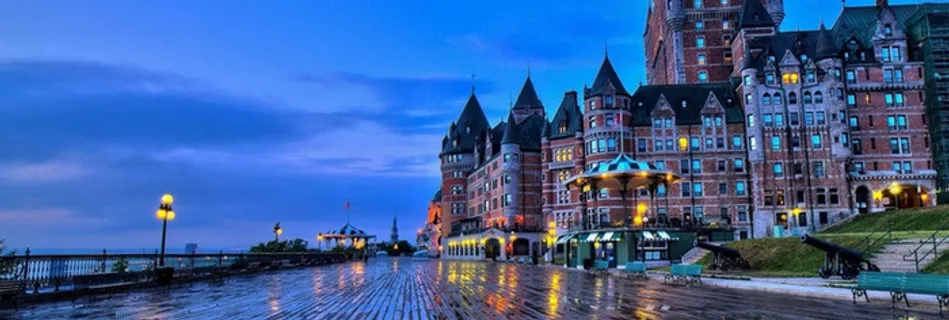 欧式建筑夜景背景高清